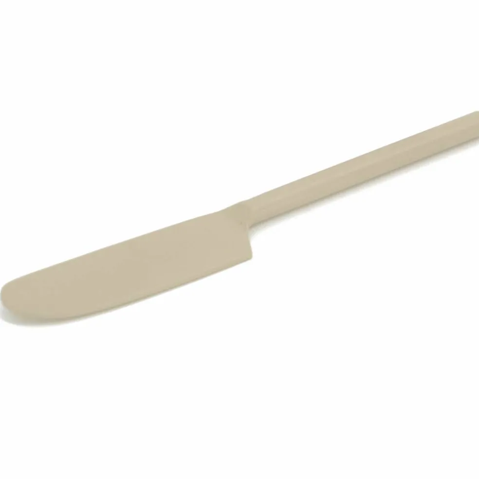 Metall smörkniv beige