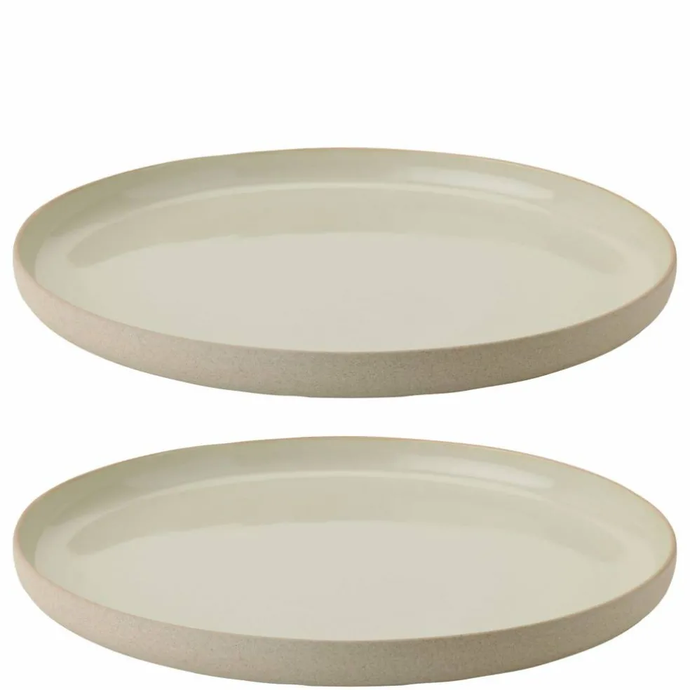 Middagstallrik 24 cm 2-pack, grå