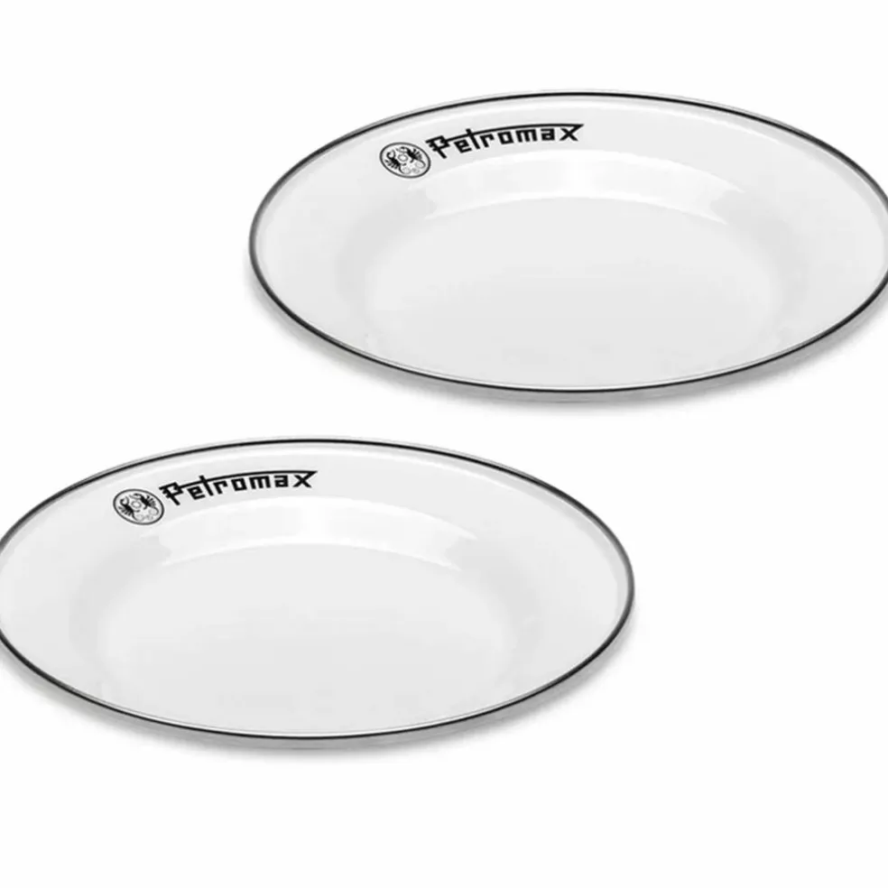 Middagstallrik 26 cm, vit 2-pack