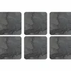 Midnight Slate Glasunderlägg 6-pack