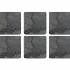 Midnight Slate Glasunderlägg 6-pack