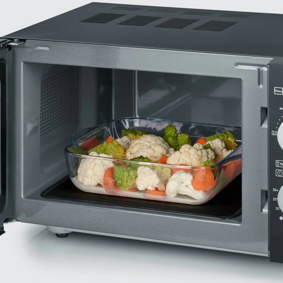 Mikrovågsugn med keramisk bottenplatta, 900 W