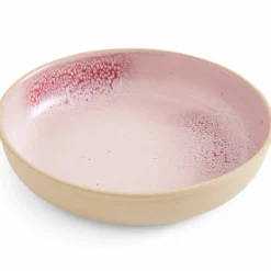 Minerals låg skål 22 cm 4-pack, rose quartz