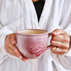 Minerals mugg 30 cl 4-pack, rose quartz
