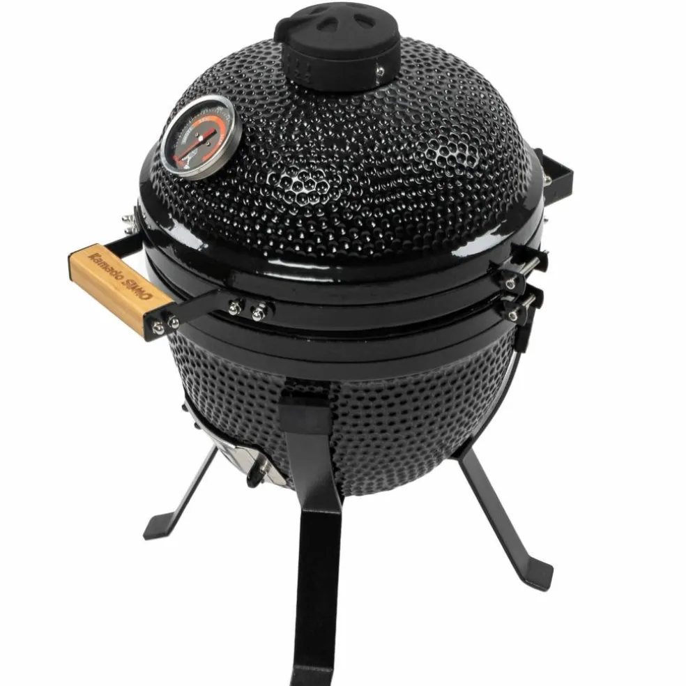 Mini kolgrill, grön