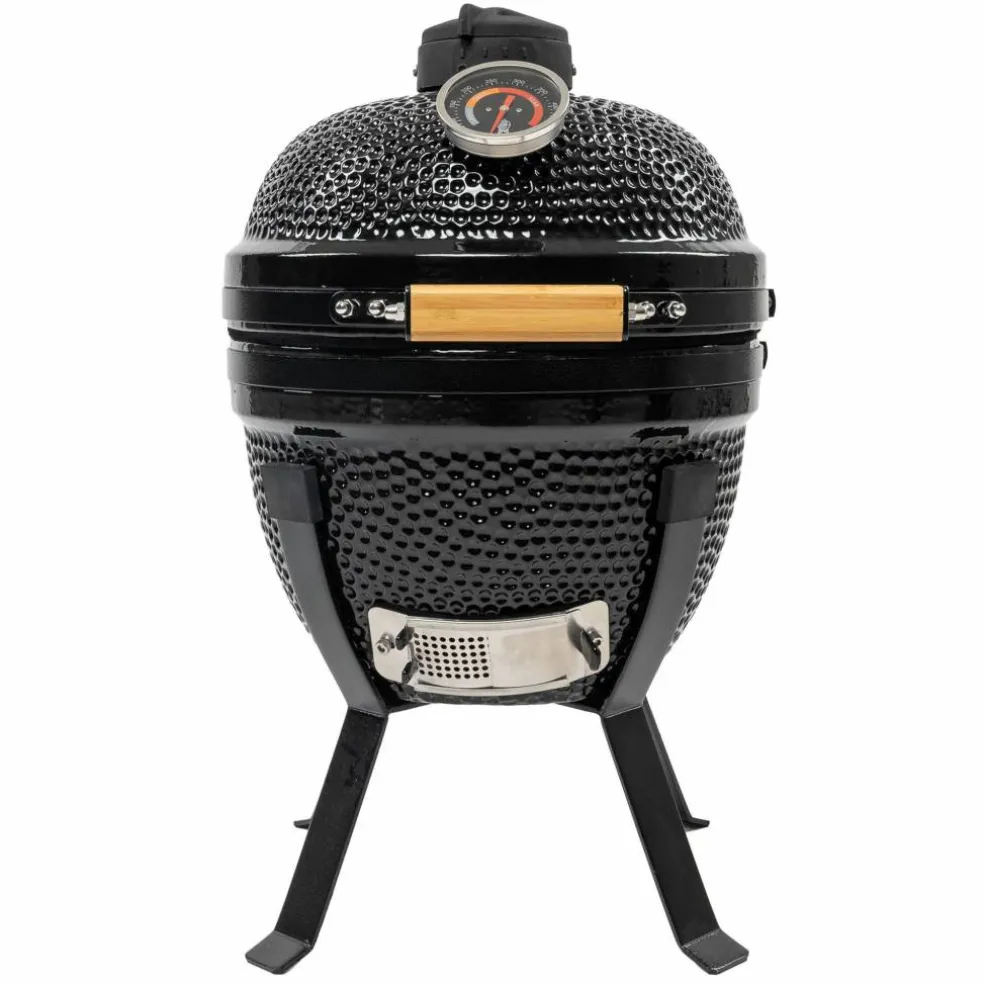 Mini kolgrill, grön