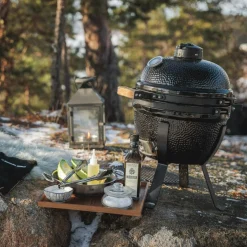 Mini kolgrill, grön