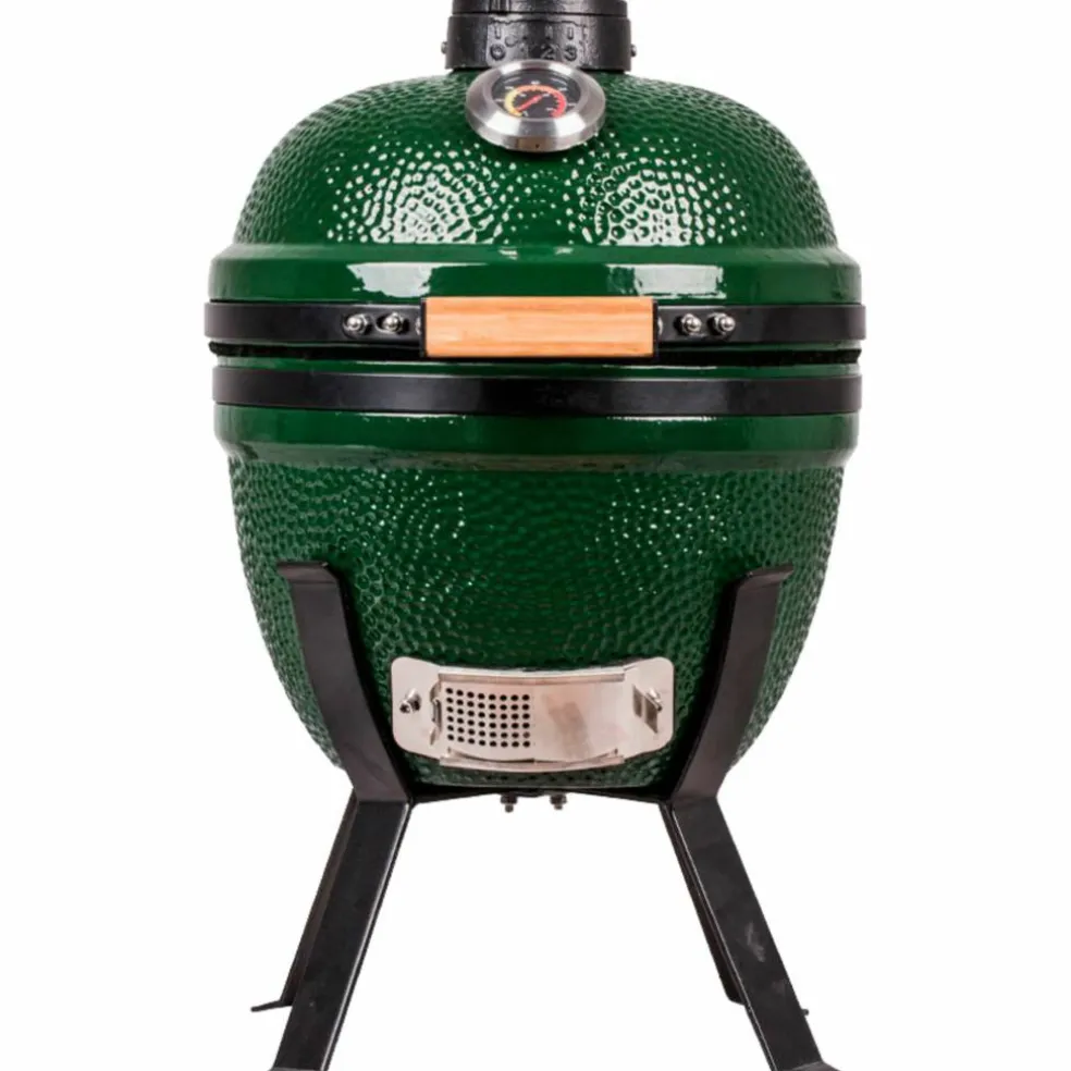 Mini kolgrill, grön