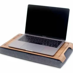 Mini Laptray Knäbricka Valnöt/Grå