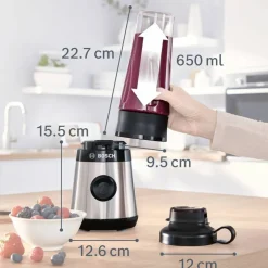 MMB2111M miniblender, 450 W, rostfritt stål