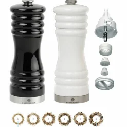 München Set Kryddkvarnar 15 cm Svart &Vit Blank