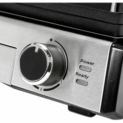 Møn Proff bord-/paninigrill, rostfri/svart