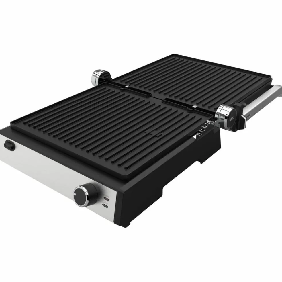 Møn Proff bord-/paninigrill, rostfri/svart