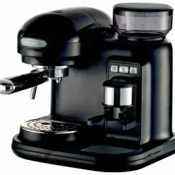Moderna Espressomaskin med kaffekvarn, vit