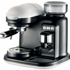 Moderna Espressomaskin med kaffekvarn, vit