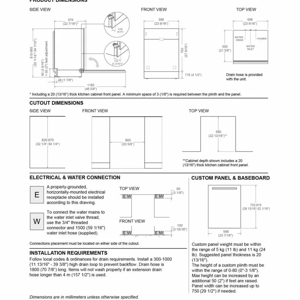 Modern Series integrerad diskmaskin med sliding-door, 60 cm