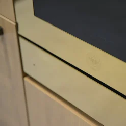 Modern värmelåda, svart glas