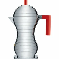 Mokabryggare Aluminium/Röd Large 30 cl