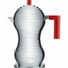 Mokabryggare Aluminium/Röd Medium 15 cl