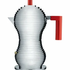 Mokabryggare Aluminium/Röd Medium 15 cl