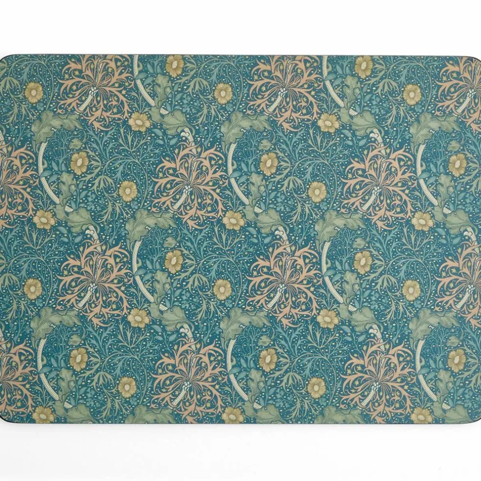 Morris & Co Seaweed bordsunderlägg 40x30 cm 4-pack, grön