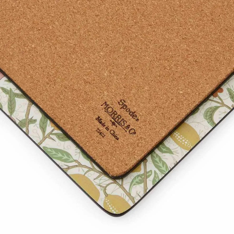 Morris & Co Seaweed bordsunderlägg 40x30 cm 4-pack, grön