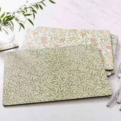 Morris & Co Seaweed bordsunderlägg 40x30 cm 4-pack, grön