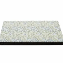 Morris & Co Willow Bough bordstablett 4-pack, blå/grön
