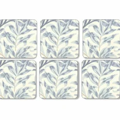 Morris & Co Willow Bough Grön Glasunderlägg 6-pack
