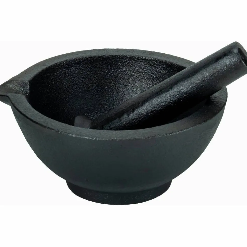 Mortel & mortelstöt, gjutjärn