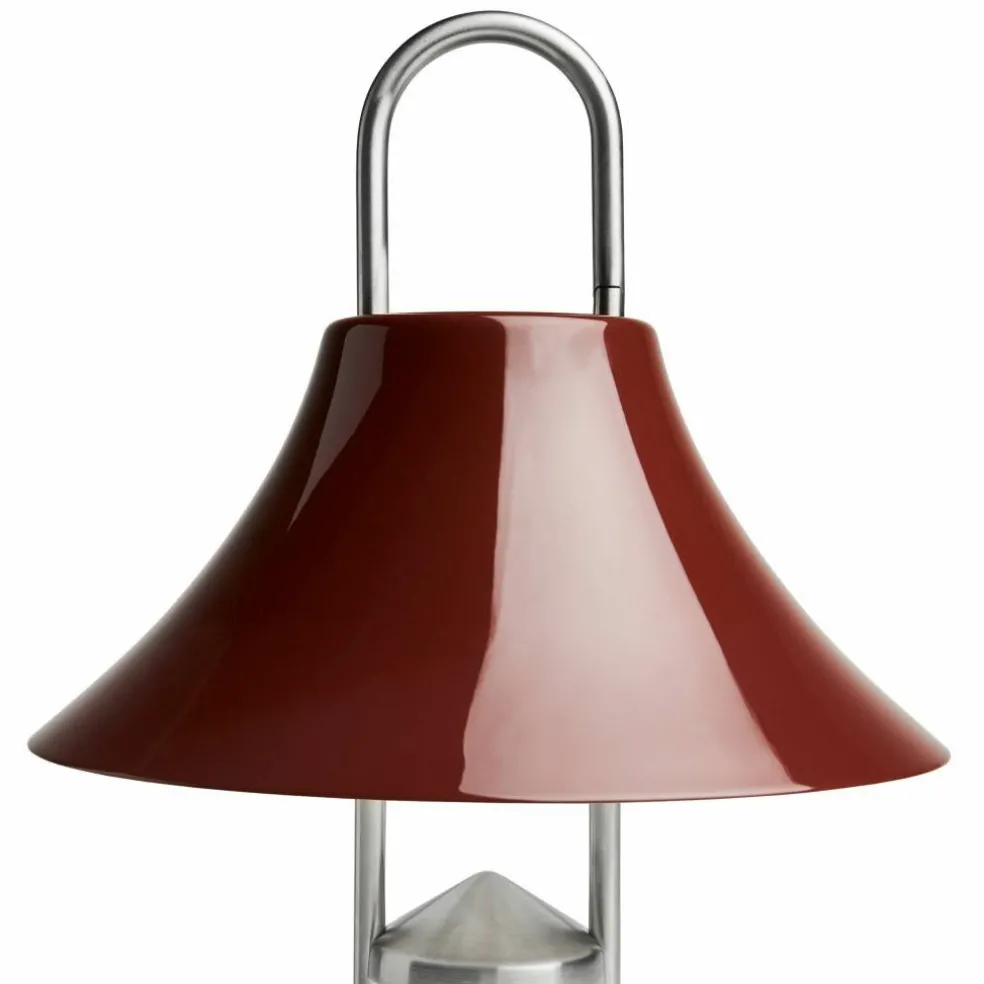 Mousqueton Portable bordslampa, red