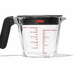 Måttbägare med lock 0,5 liter, glas