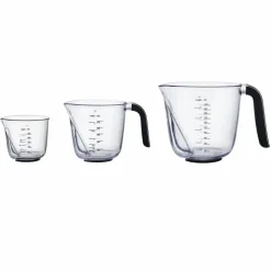 Måttkannor 3-pack, mattsvart