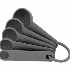 Måttskedsset 5 delar, charcoal grey