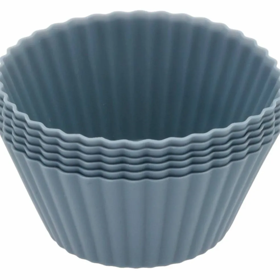 Muffinsform 6-pack, 7x3 cm, indigo