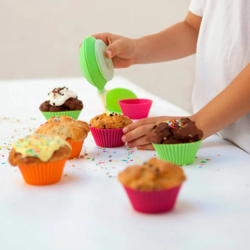 Muffinsform 12 st, Ceris Lime