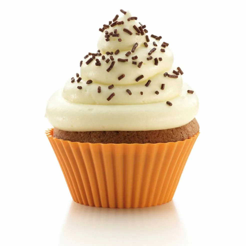Muffins silikonformar 6 st 7 cm, mixat