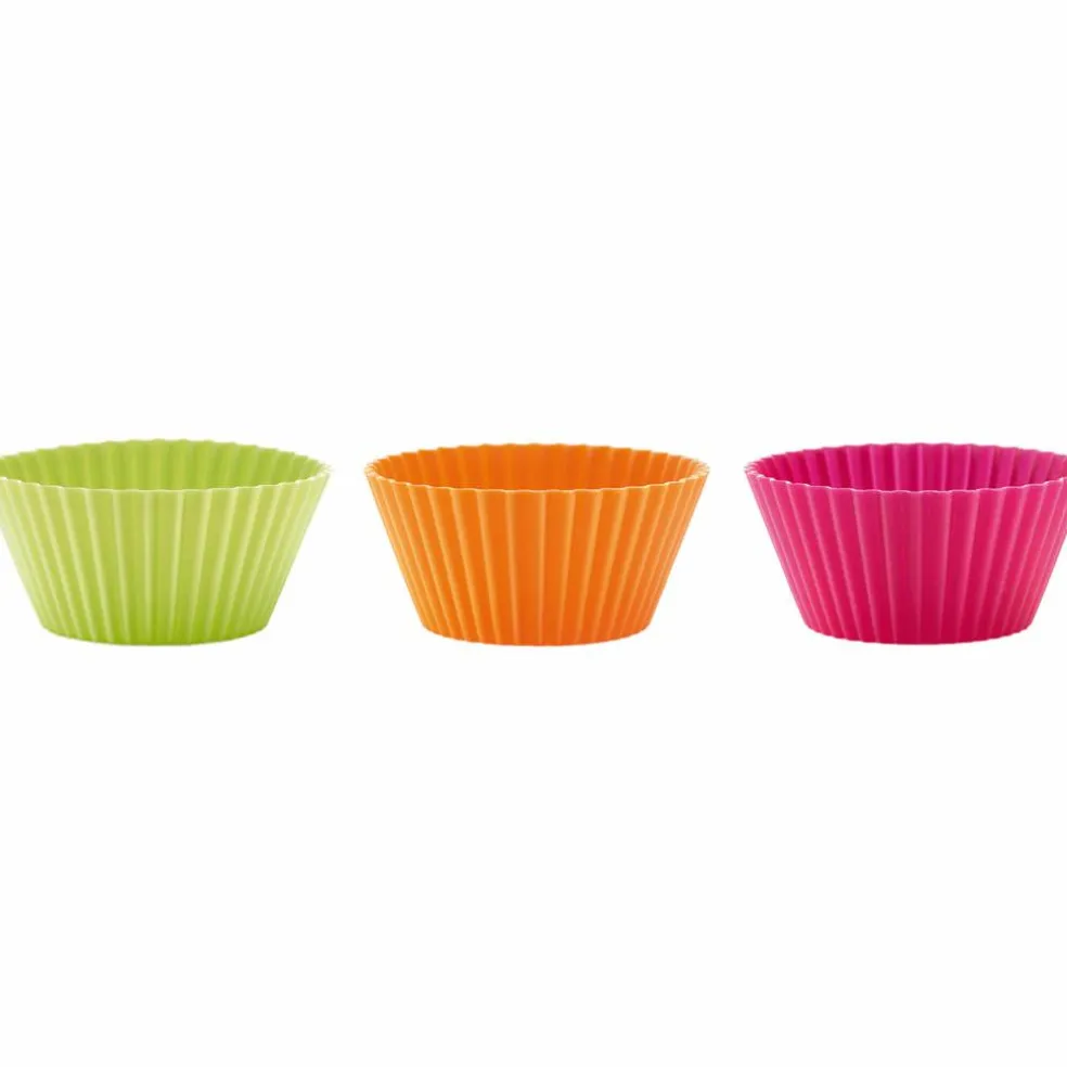 Muffins silikonformar 6 st 7 cm, mixat