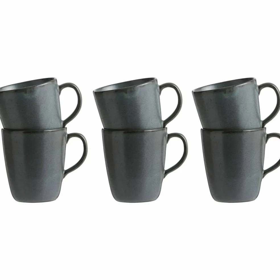 Mugg med öra, 6 st, titanium black