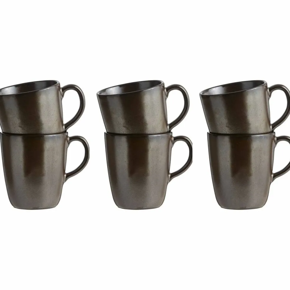 Mugg med öra, 6 st, titanium black