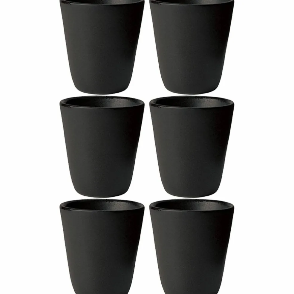 Mugg 6 st Metallic Brown