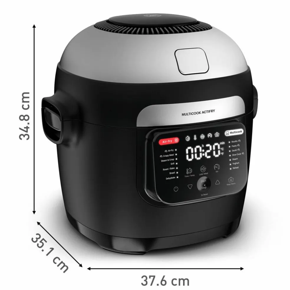 Multicook Actifry Multicooker 6 liter, svart