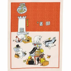 Mumin En dag på stranden kökshandduk 50x70 cm