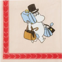 Mumin En dag på stranden pappersservett 33 cm