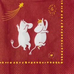 Mumin Festliga Stunder Pappersservett 33 x 33 cm