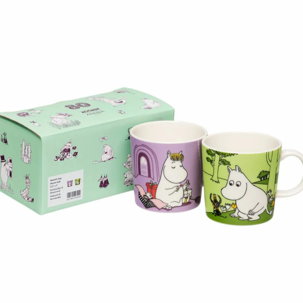 Muminmamman & Muminpappan mugg 2-pack, 0,3 liter