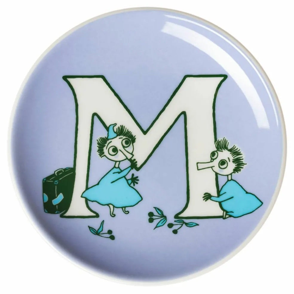 Mumin M assiett 10,5 cm, lila
