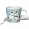 Mumin Mumintrollet Haru minimugg, blå/vit