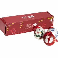 Mumin Årets julgranskulor 5 cm, 3-pack