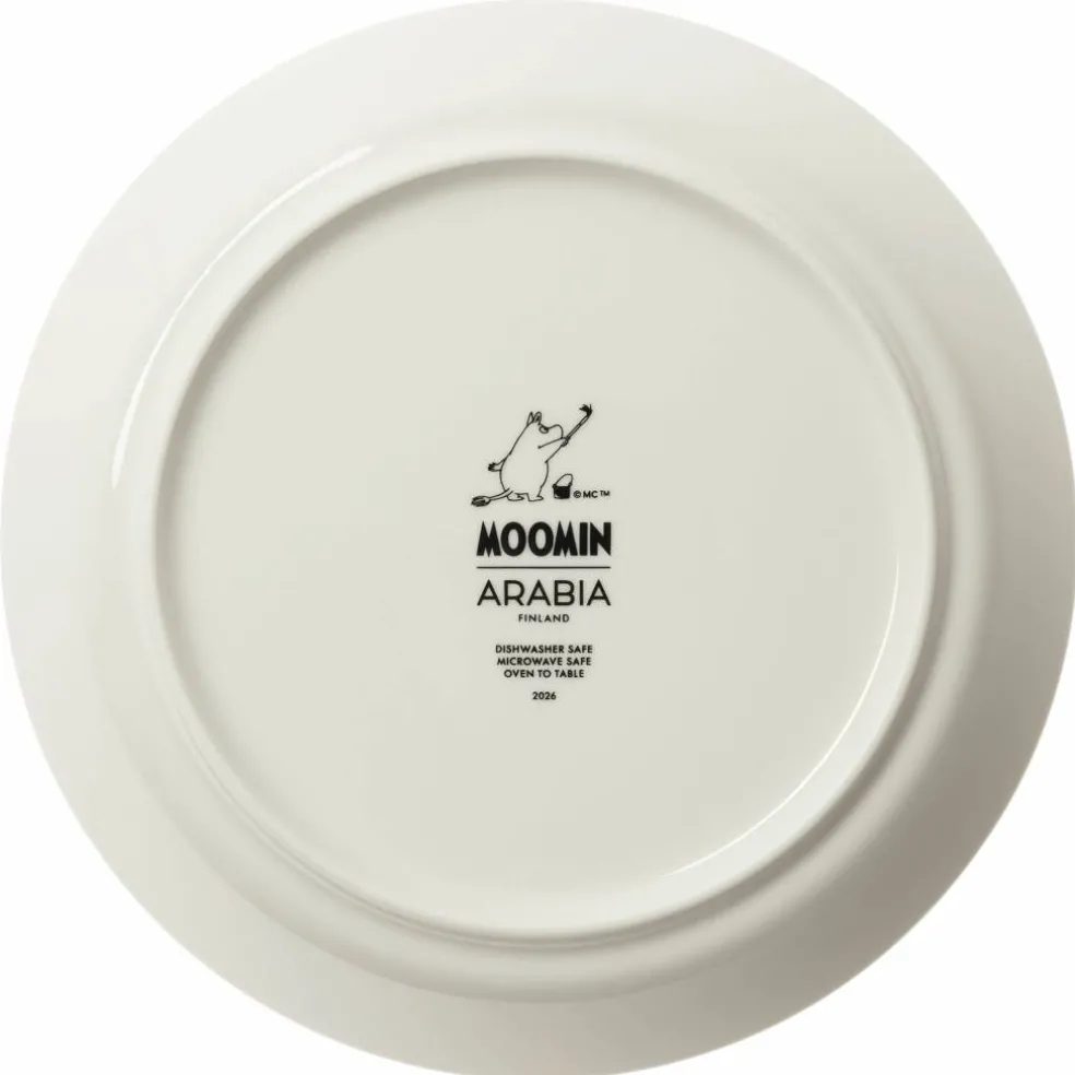 Mumin Sommardans assiett 19 cm, flerfärgad